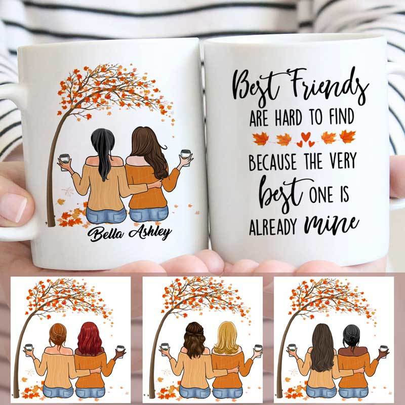 Mugs Fall Season To My Besties Personalized Coffee Mug 11oz