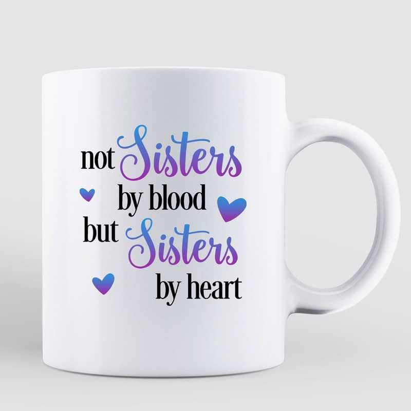 Mugs To My Selfie Bestie Colorful Personalized Mug 11oz
