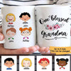 Mugs World‘s Best Grandma Family Kid Face Personalized Coffee Mug 11oz