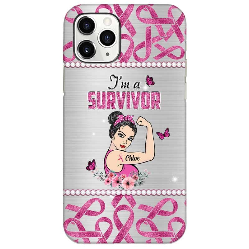 Phone Case Breast Cancer Survivor Personalized Phone Case