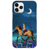 Phone Case Girl Loves Horse Personalized Phone Case