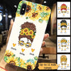 Phone Case Sunflower Messy Bun Mom Life Personalized Phone Case IPHONE / 12 PRO MAX