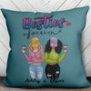 Pillow Besties With Cap Personalized Pillow (Insert Included)