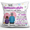 Pillow Colorful Heart To My Granddaughter Gift From Grandma Personalized Pillow (Insert Included)