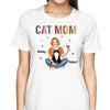 T-Shirt Cat Mom Colorful Leopard Pretty Girl Personalized Shirt
