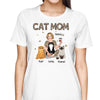 T-Shirt Cat Mom Leopard Pretty Girl Personalized Shirt