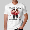 T-Shirt Doll Couple Together Since Anniversary Gift Personalized Shirt