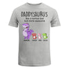T-Shirt Grandpasaurus And Kids Personalized Shirt (1-10 Kids)