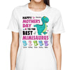 T-Shirt Happy Mother‘s Day To The Best Grandmasaurus Personalized Shirt