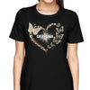 T-Shirt Leopard Butterflies Heart Grandma Personalized Shirt