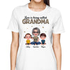 T-Shirt Leopard Love Is Being Called Doll Grandma And Grandkids Personalized Shirt