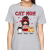 T-Shirt Polka Dot Pattern Doll Cat Mom Personalized Shirt