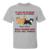 T-Shirt Reason I Wake Up Early Walking Fluffy Cats Personalized Shirt Classic Tee / Ash Classic Tee / S