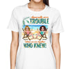 T-Shirt Trouble Together Summer Besties Personalized Shirt