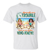 T-Shirt Trouble Together Summer Besties Personalized Shirt Classic Tee / White Classic Tee / S