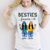 T-shirts Besties Forever Modern Girls Leopard Personalized Shirt