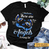 T-shirts Butterfly Angels Memorial Personalized Shirt Classic Tee / S / Black