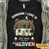 T-shirts Camping In Heaven Personalized Shirt Classic Tee / S / Black