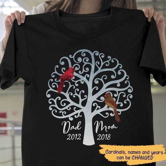 T-shirts Cardinals Memorial Personalized Shirt Classic Tee / S / Black
