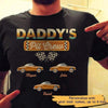 T-shirts Daddy Pit Crew Personalized Shirt Classic Tee / S / Black