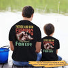 T-shirts Father & Son Fishing Partners Personalized Shirt Classic Tee / S / Black