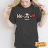 T-shirts Me And Dog Is Love Personalized Shirt