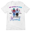 T-shirts Sisters By Heart Modern Girls Besties Personalized Shirt