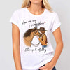 T-shirts You Are My Happy Place Horse And Girl Personalized Shirt