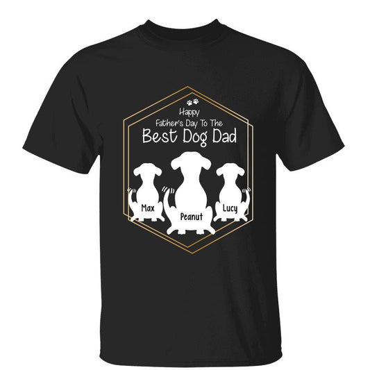 Best Dog Dad Father Day Personalized Dog Dad Shirt
