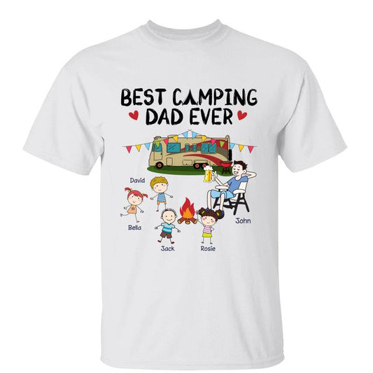 Best Camping Dad Stick Personalized Shirt
