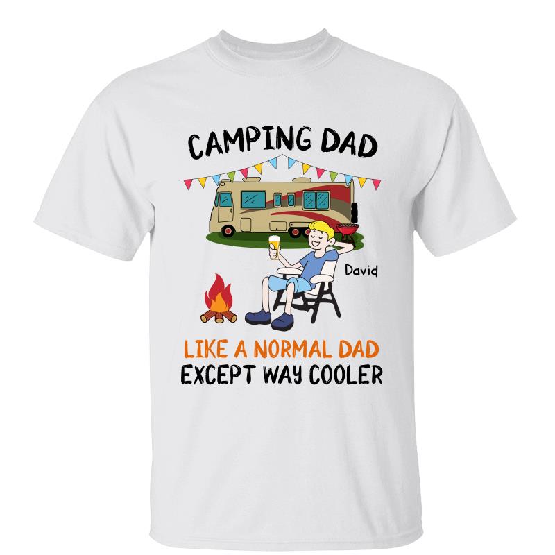 Stick Camping Dad Cooler Personalized Shirt