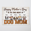Happy Mother‘s Day Dog Mom Personalized Poster