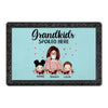 Grandkids Spoiled Here Grandma Personalized Doormat