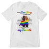 Love Story LGBT Couples Gift For Him For Her Personalized Shirt