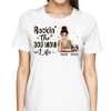 Dog Mom Life Leopard Personalized Shirt