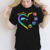 Mama Bear Heart Colorful Personalized Shirt
